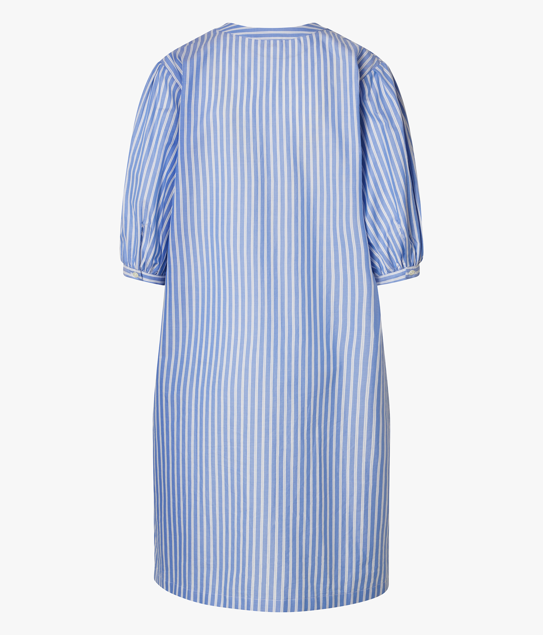 EDELLE Baumwolle Kleid Fleur weiß blau