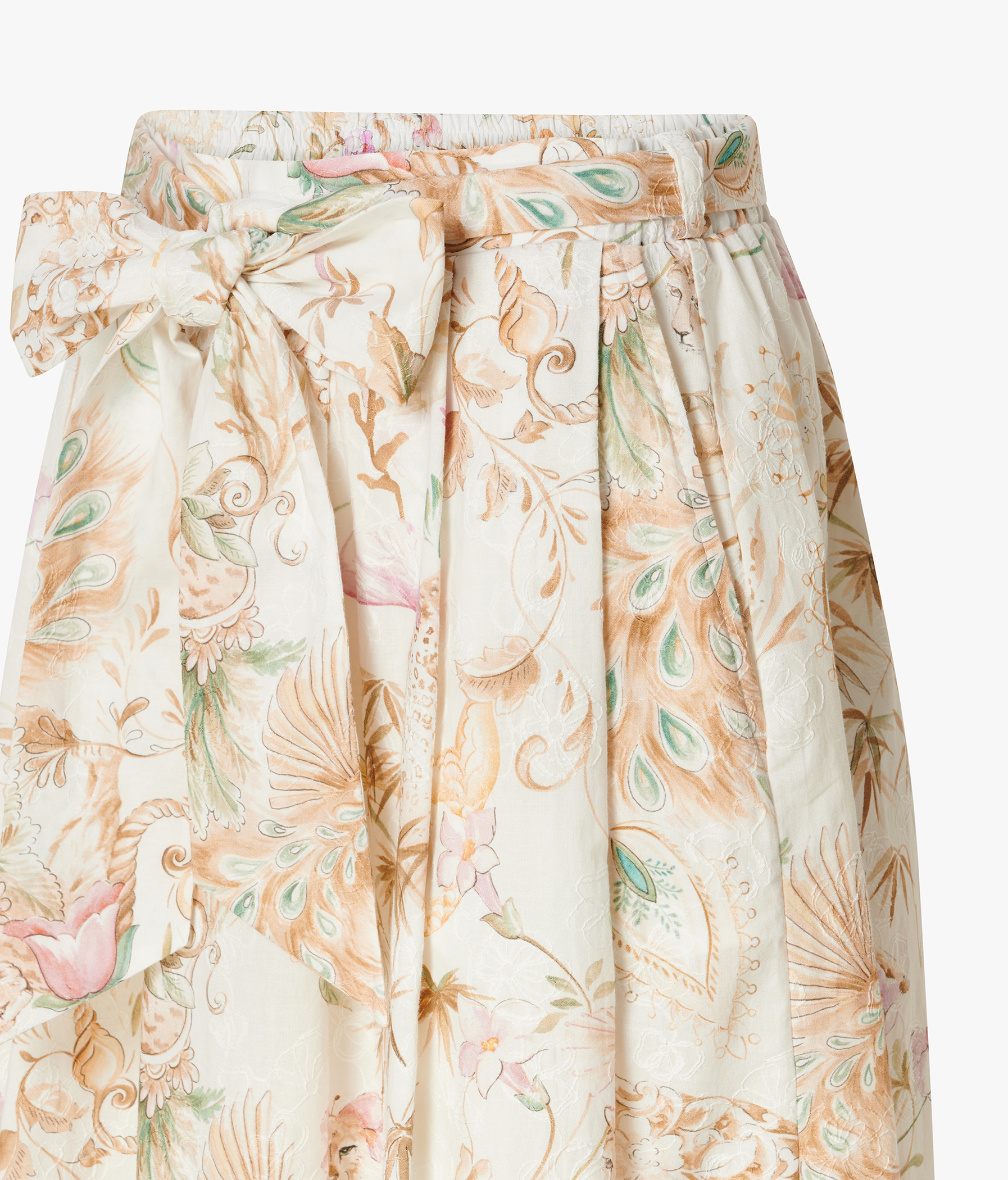 EDELLE Baumwolle Rock Pepe bestickt bedruckt