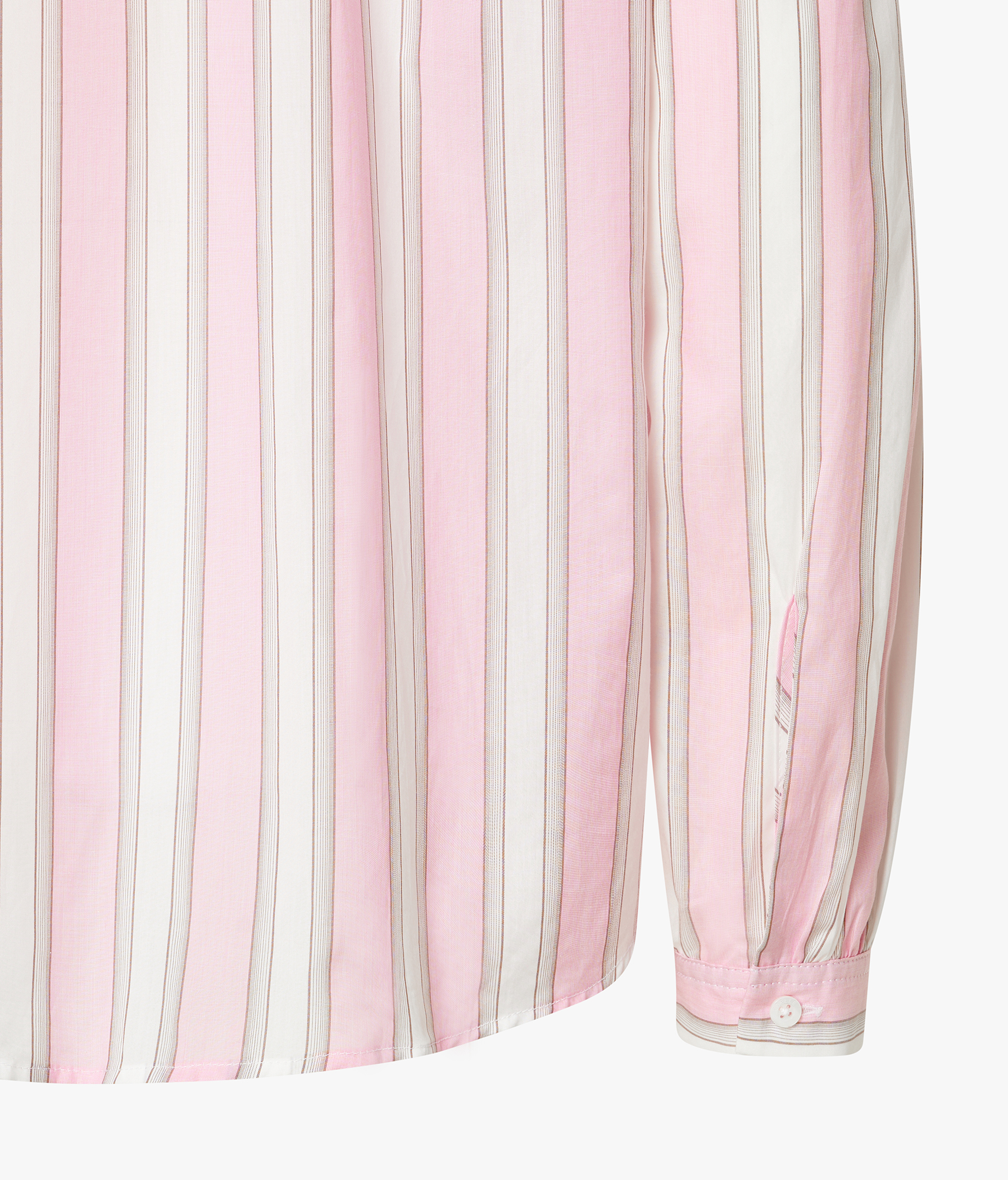 EDELLE Baumwolle Bluse Anna Streifen weiß rosa