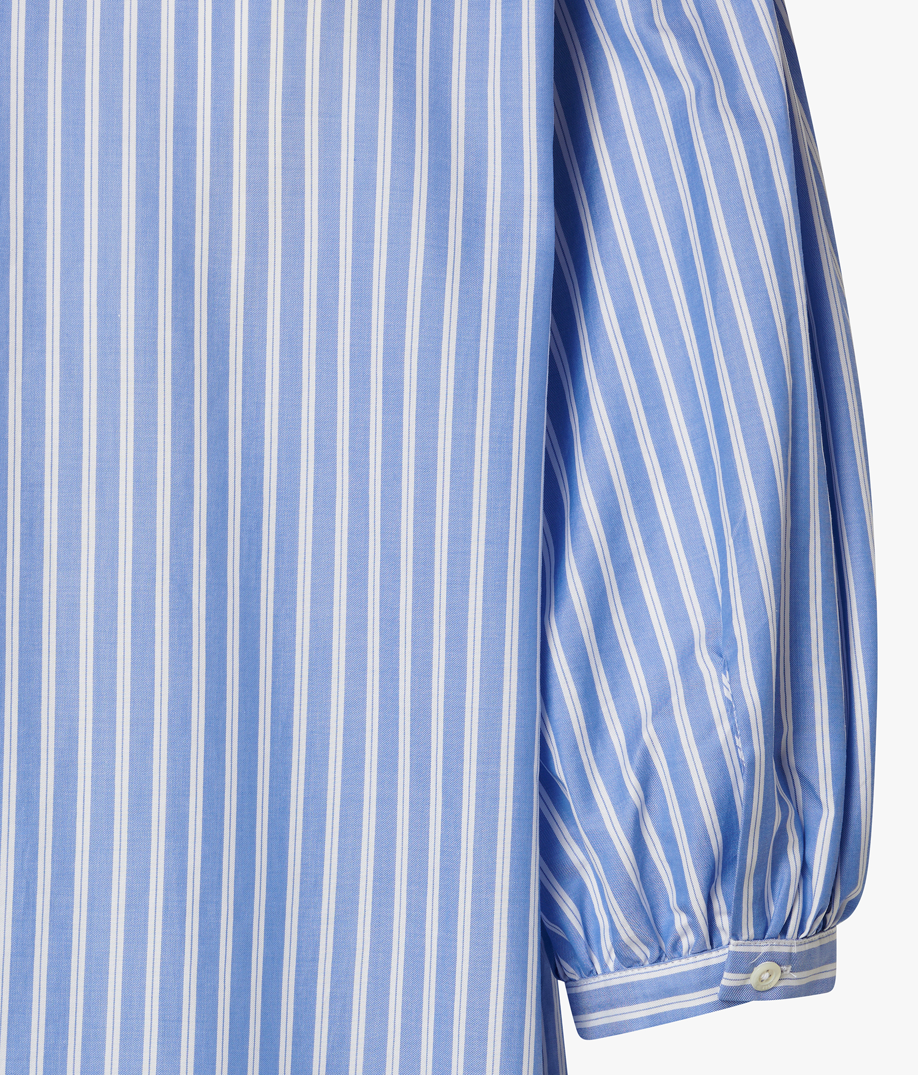 EDELLE Baumwolle Kleid Fleur weiß blau