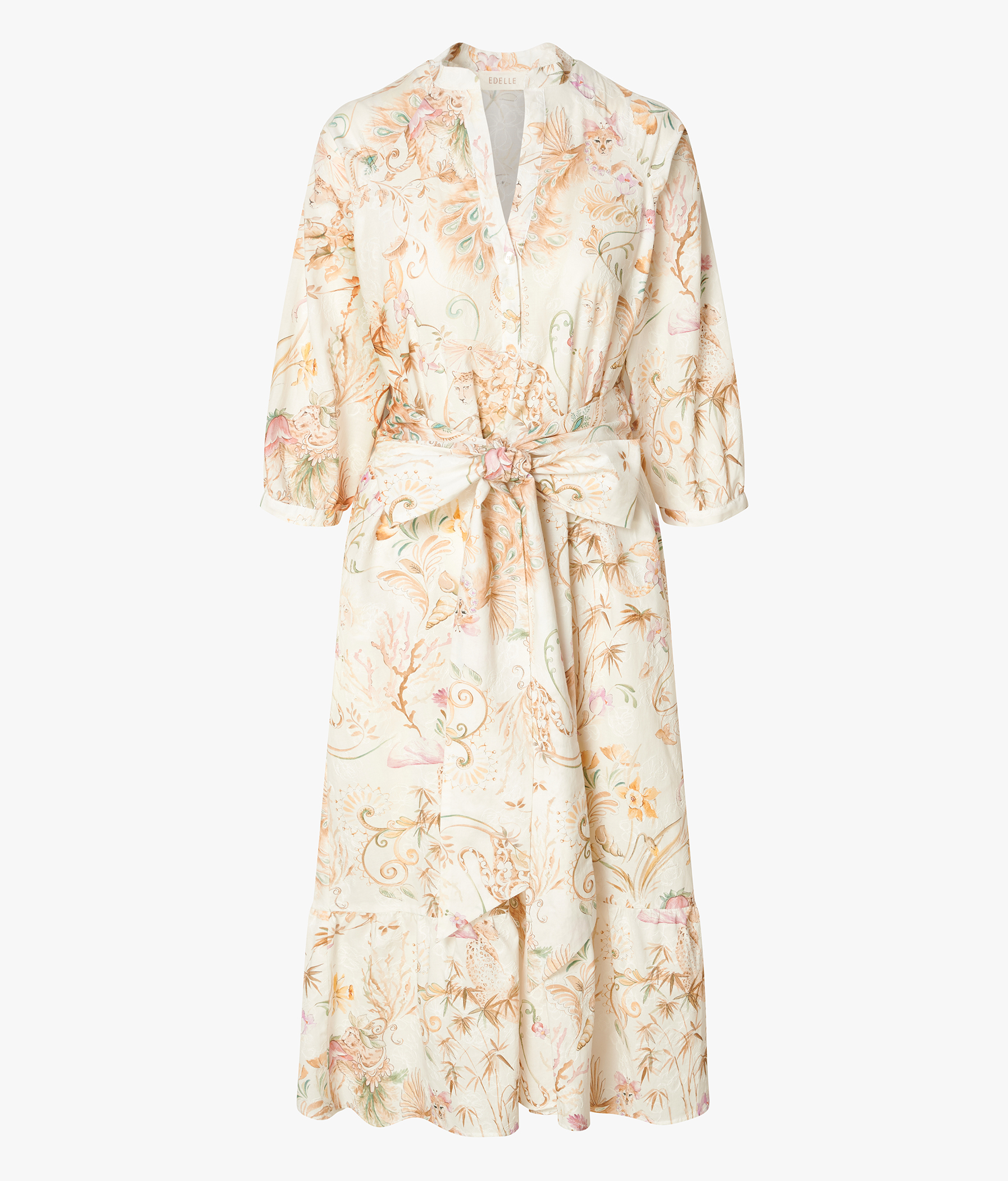 EDELLE Baumwolle Kleid Felice bestickt