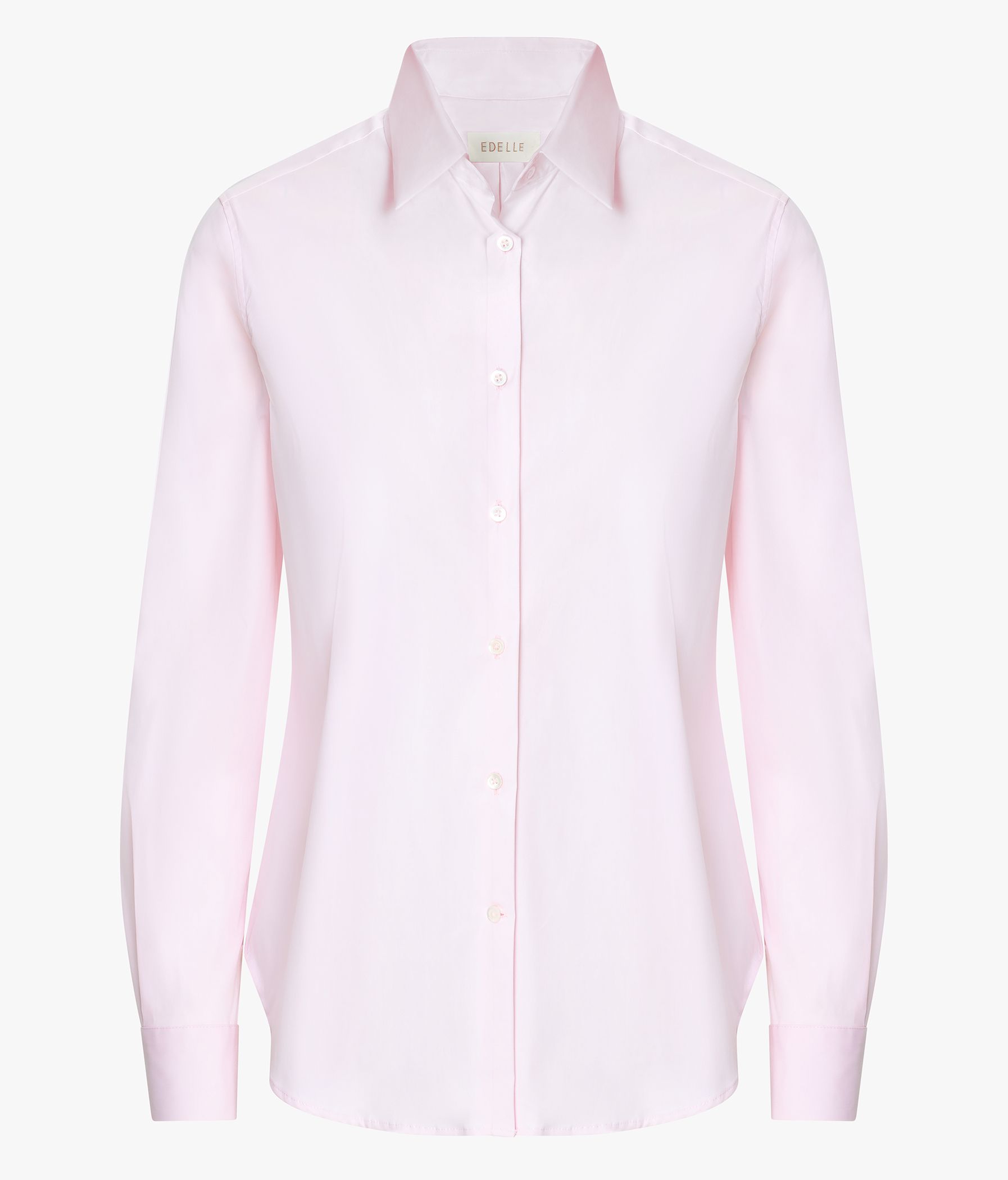 EDELLE Baumwolle Stretch Bluse Lena rosa